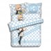 IZUMI Reina Anime Bedding Sets,Bed Blanket & Duvet Cover,Bed Sheet with Pillow Covers