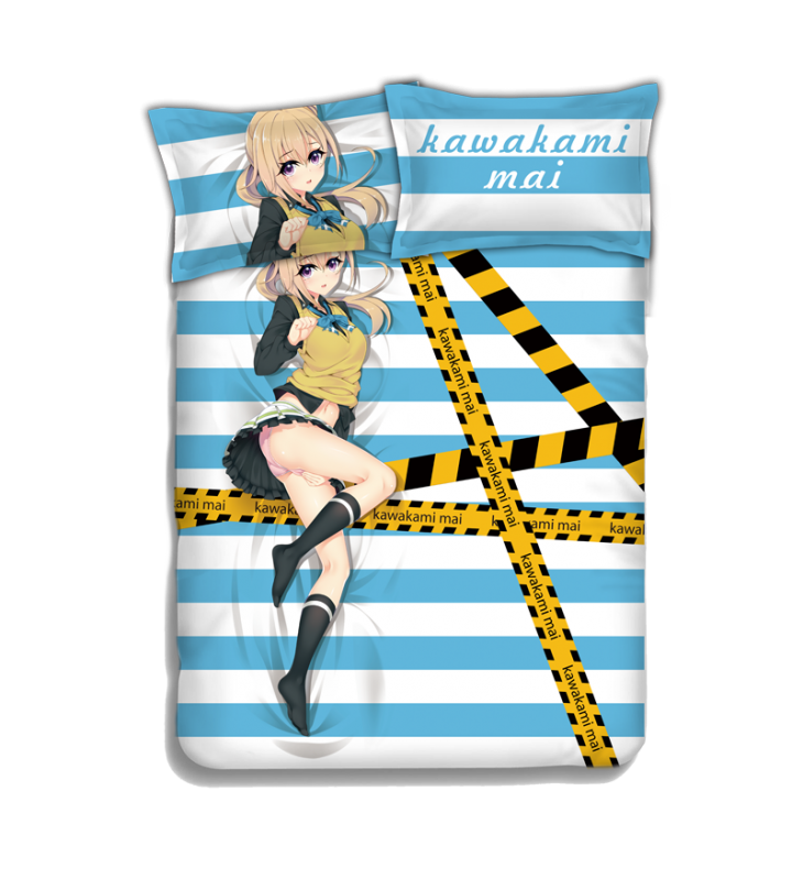 IZUMI Reina Anime 4 Pieces Bedding Sets,Bed Sheet Duvet Cover with Pillow Covers