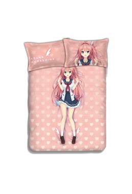 Kurashina Asuka Anime Bedding Sets,Bed Blanket & Duvet Cover,Bed Sheet with Pillow Covers