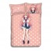 Kurashina Asuka Anime Bedding Sets,Bed Blanket & Duvet Cover,Bed Sheet with Pillow Covers