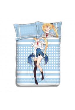 Lisesharte Atismata-Undefeated Bahamut Chronicle 4 Pieces Bedding Sets,Bed Sheet Duvet Cover with Pillow Covers