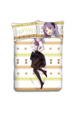 Shidare Hotaru-Dagashi Kashi Anime Bed Sheet Duvet Cover with Pillow Covers