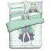 Athena -Luck Logic Anime 4 Pieces Bedding Sets,Bed Sheet Duvet Cover with Pillow Covers