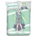 Athena -Luck Logic Anime 4 Pieces Bedding Sets,Bed Sheet Duvet Cover with Pillow Covers