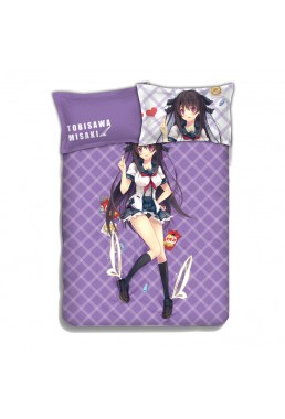 Misaki Tobisawa - Aokana Four Rhythm Across the Blue Bed Blanket Duvet Cover with Pillow Covers