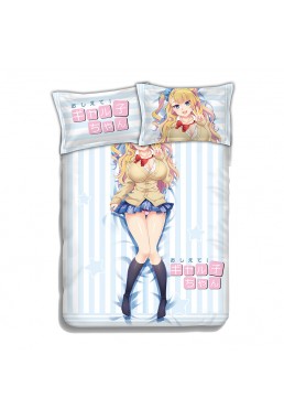 Oshiete Gyaruko-chan Anime Bedding Sets,Bed Blanket & Duvet Cover,Bed Sheet with Pillow Covers