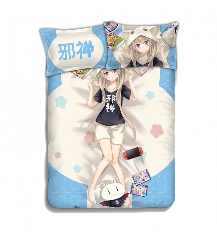 Arisaka Mashiro- Aokana Four Rhythm Across the Blue Bed Blanket Duvet Cover with Pillow Covers