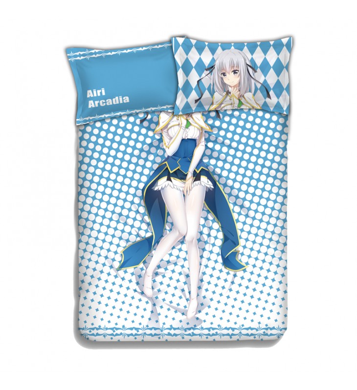 Airi Arcadia-Undefeated Bahamut Chronicle Bed Blanket Duvet Cover with Pillow Covers