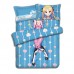 A maiden Japanese Anime Bed Sheet Duvet Cover with Pillow Covers