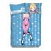 A maiden Japanese Anime Bed Sheet Duvet Cover with Pillow Covers