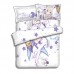 Emilia - Re Zero Anime 4 Pieces Bedding Sets,Bed Sheet Duvet Cover with Pillow Covers