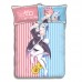 Rem and Ram - Re Zero Anime Bed Blanket Duvet Cover with Pillow Covers