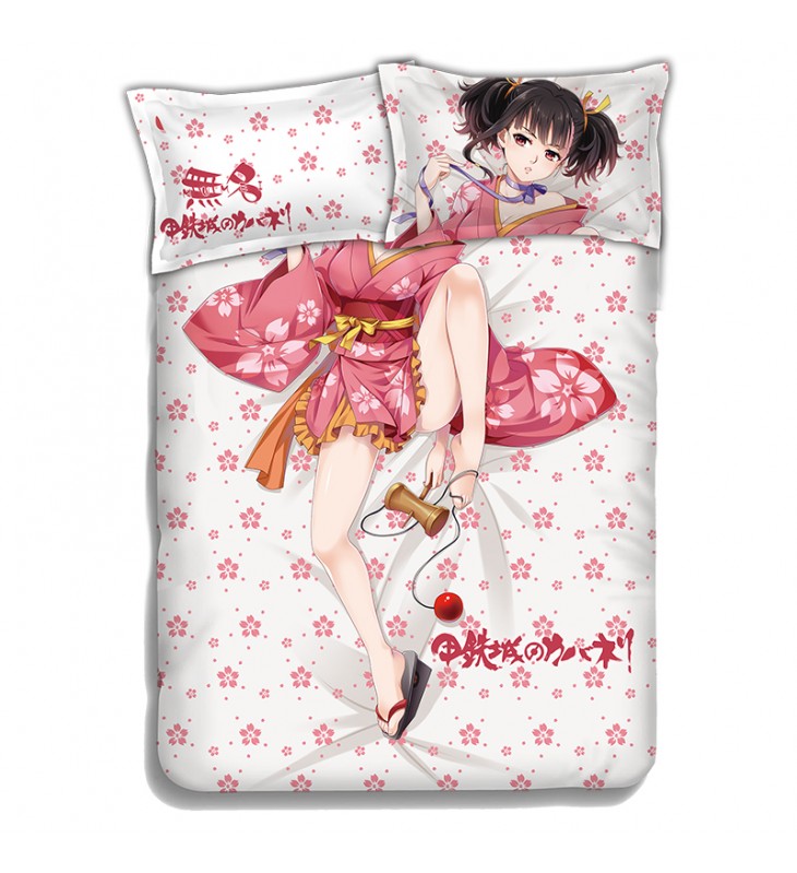 Mumei - Kabaneri of the Iron Fortress Anime Bedding Sets,Bed Blanket & Duvet Cover,Bed Sheet