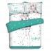 Emilia Hermit-Hundred Anime 4 Pieces Bedding Sets,Bed Sheet Duvet Cover with Pillow Covers