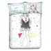 Emilia Hermit-Hundred Anime 4 Pieces Bedding Sets,Bed Sheet Duvet Cover with Pillow Covers