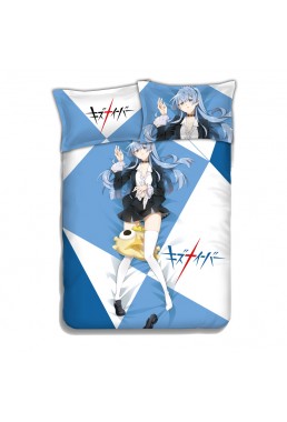 Noriko Sonozaki - Kiznaiver Japanese Anime Bed Blanket Duvet Cover with Pillow Covers
