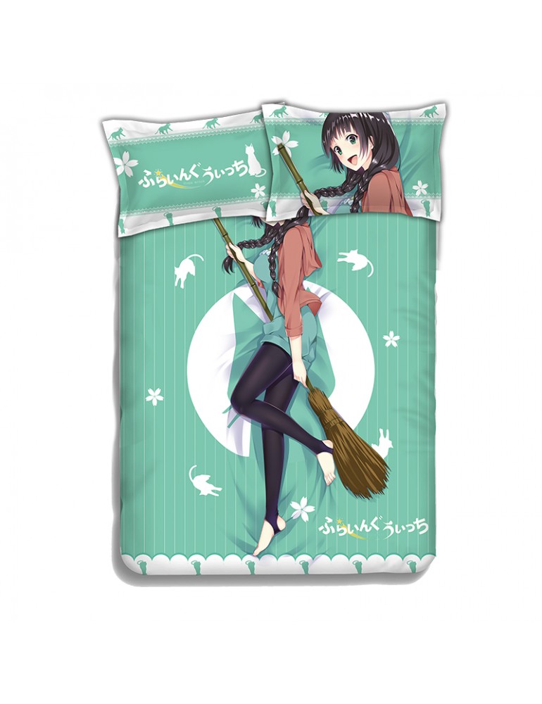MYLZZ Anime Bed Duvet Cover Set (akatsuki bed sheet)