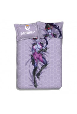 Widowmaker-Overwatch Japanese Anime Bed Blanket Duvet Cover with Pillow Covers