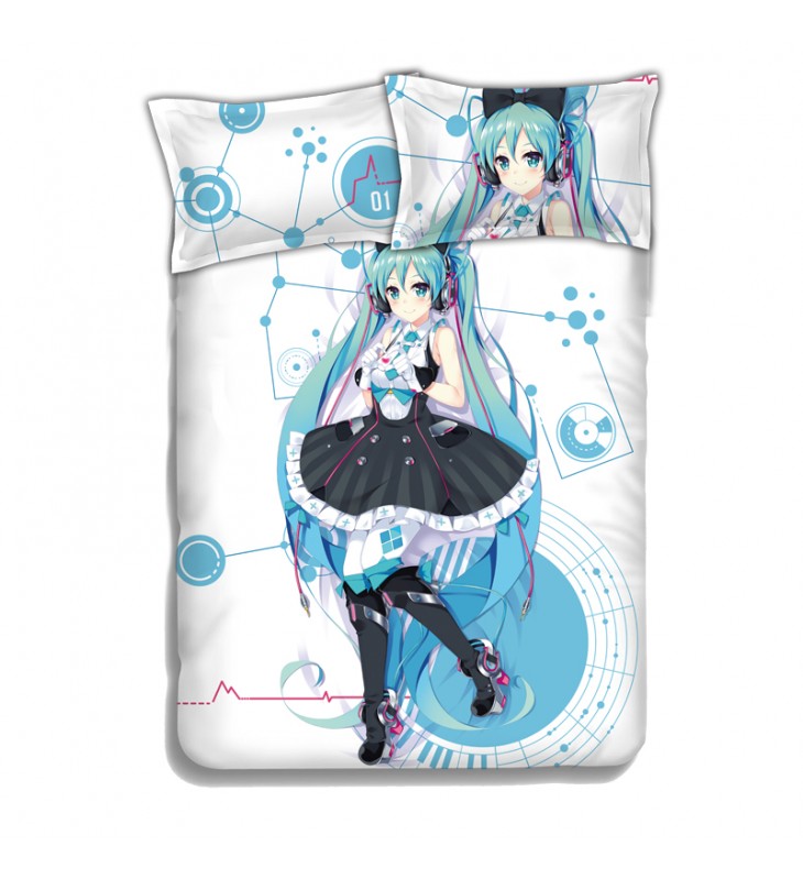 Magical Mirai-Hatsunemiku Japanese Anime Bed Sheet Duvet Cover