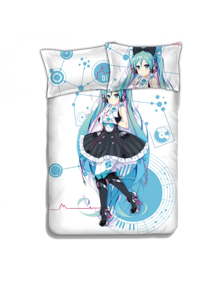 Anime Bedding Sets 3Pcs Cute Anime Bed Set Breathable Duvet Cover Set for  Kids with 1 + 2 Pillowcase,Bed Sheets (Blue2, Twin) : Amazon.sg: Home