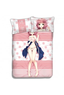 Diomedea Anime 4 Pieces Bedding Sets,Bed Sheet Duvet Cover with Pillow Covers