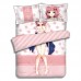 Diomedea Anime 4 Pieces Bedding Sets,Bed Sheet Duvet Cover with Pillow Covers
