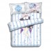 Rem - ReZero Japanese Anime Bed Blanket Duvet Cover with Pillow Covers