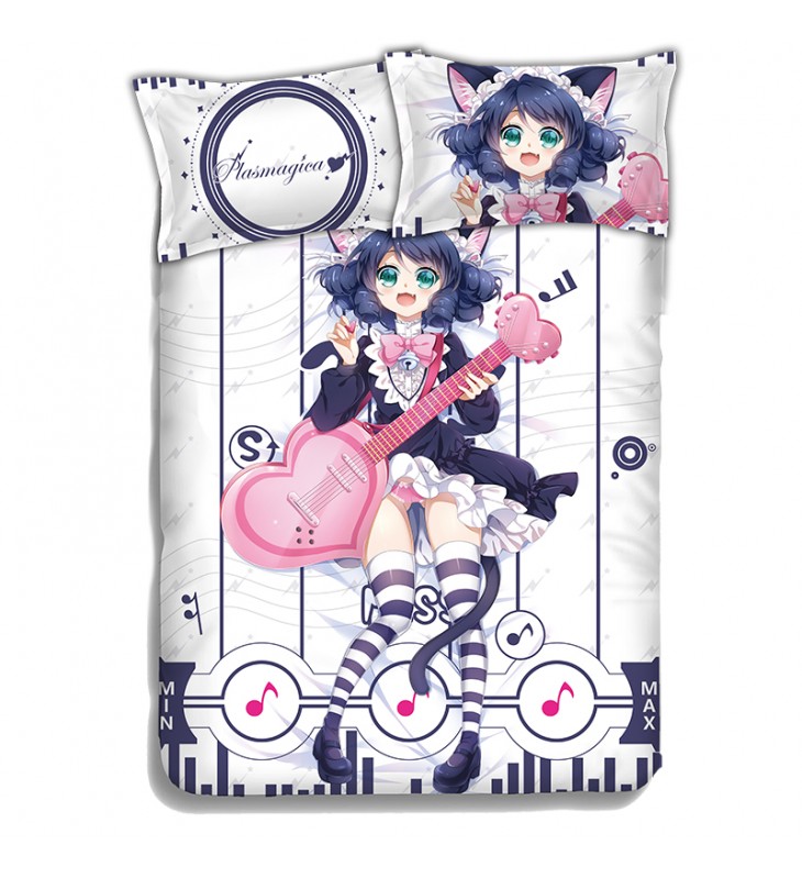 Plasmagica-show by rock Anime Bed Blanket Duvet Cover with Pillow Covers