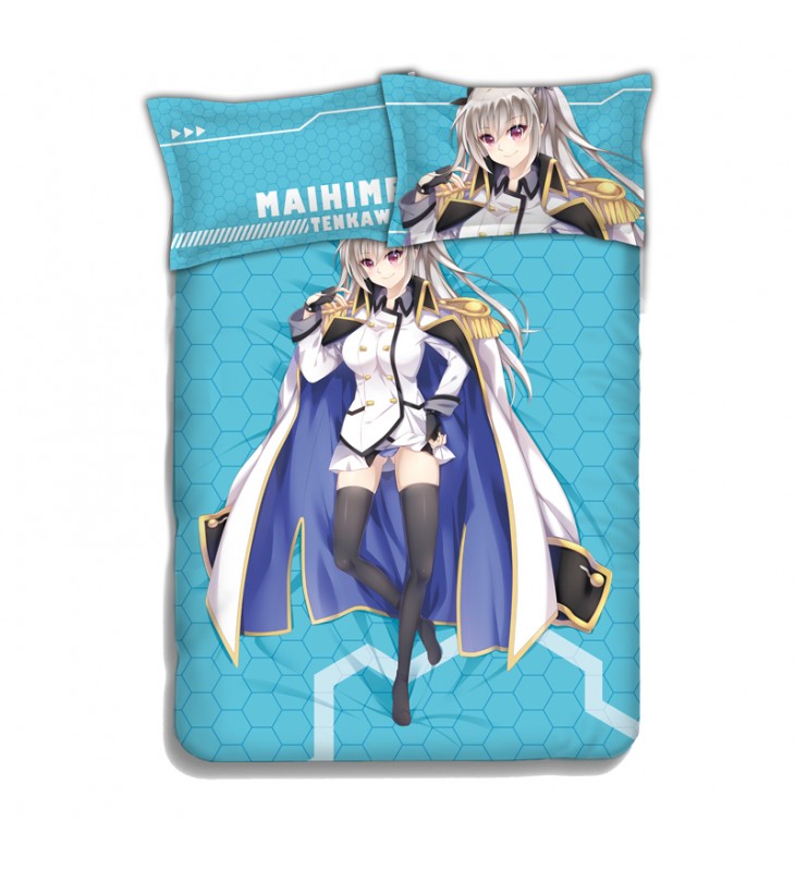 Qualidea Code Japanese Anime Bed Sheet Duvet Cover with Pillow Covers