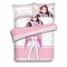 Sakurauchi Riko-LoveLive Sunshine Anime 4 Pieces Bedding Sets,Bed Sheet Duvet Cover with Pillow Covers