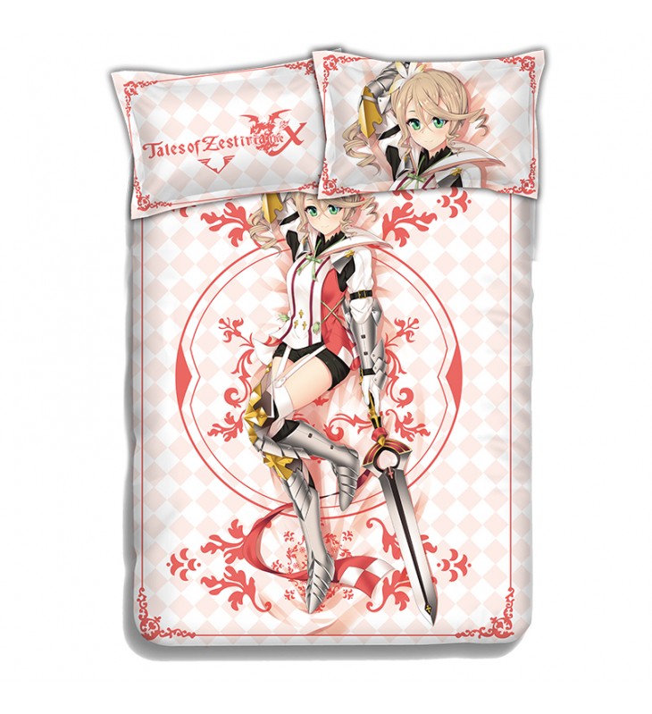 Alisha-Tales of Zestiria Japanese Anime Bed Sheet Duvet Cover with Pillow Covers