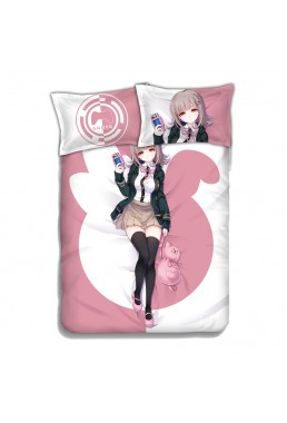 Nanami ChiaKi Anime 4 Pieces Bedding Sets,Bed Sheet Duvet Cover with Pillow Covers