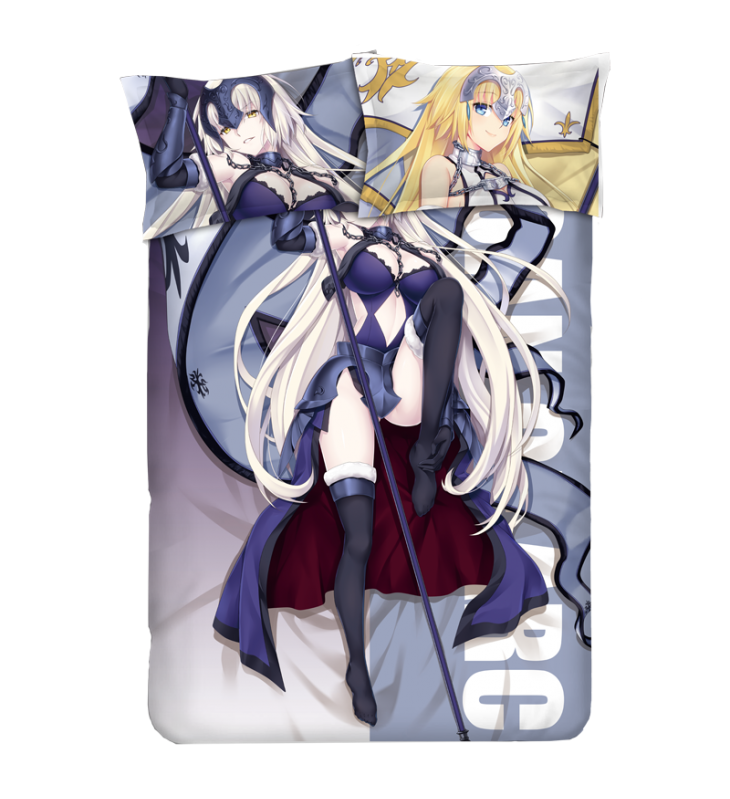 Jeanne d'Arc - Fate Grand Order Anime Bed Blanket Duvet Cover with Pillow Covers