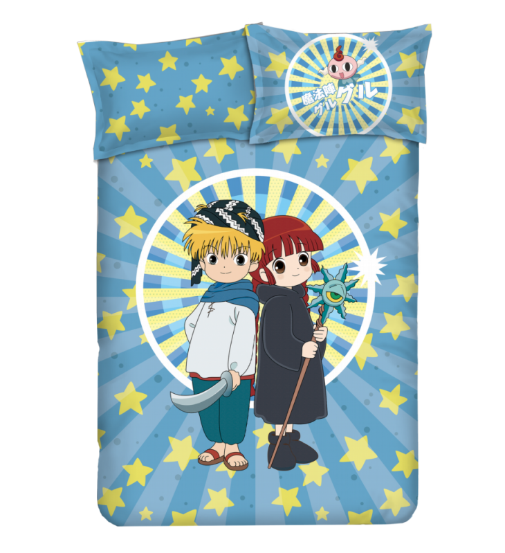 Nike and Kukuri - Magical Circle Guru Guru Bedding Sets,Bed Blanket & Duvet Cover,Bed Sheet 