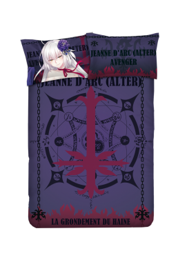 Jeanne d'Arc - Fate Grand Order 4 Pieces Bedding Sets,Bed Sheet Duvet Cover with Pillow Covers
