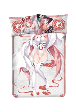 Daji Japanese Anime Bed Blanket Duvet Cover with Pillow Covers