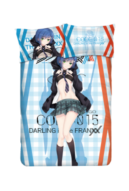 Ichigo-DARLING in the FRANXX Anime Bedding Sets,Bed Blanket & Duvet Cover,Bed Sheet with Pillow Covers