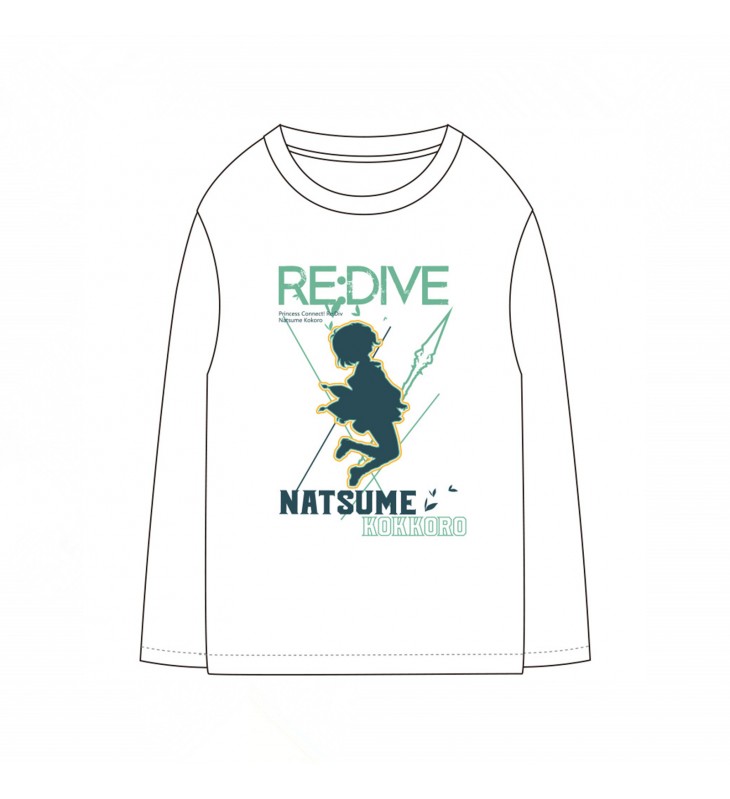 Natsume Kokoro Re:Dive Anime Long Sleeve T-shirts 3D Printed Costume