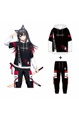 Rhodse Island Texas Arknights Anime Hoodies Sweatshirts and Anime Pants Cosplay Costume