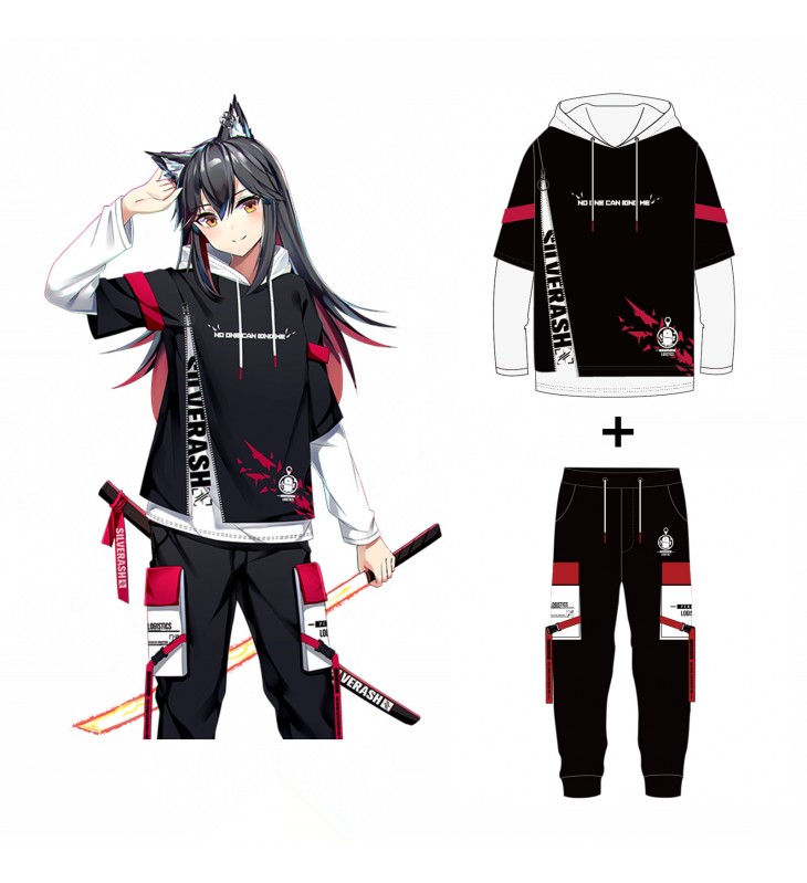 Rhodse Island Texas Arknights Anime Hoodies Sweatshirts and Anime Pants Cosplay Costume