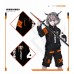 Talulah Arutorias Arknights Unisex 3D Printed Anime Coats Warm Hoodies Cosplay Costume