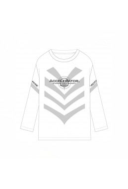 Accelerator Toaru Majutsu no Index Unisex Anime Long Sleeve T-shirts Costume White