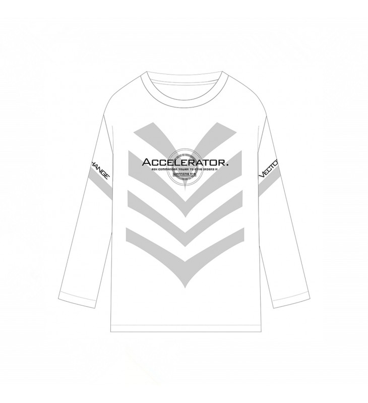 Accelerator Toaru Majutsu no Index Unisex Anime Long Sleeve T-shirts Costume White