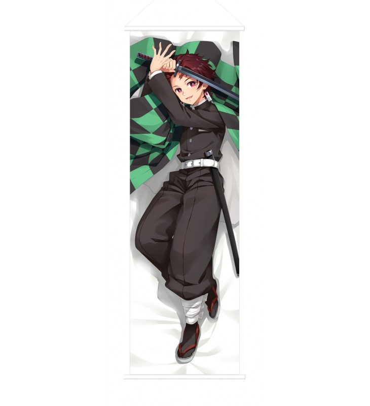 Kimetsu no Yaiba Kamado Tanjirou Japanese Anime Painting Home Decor Wall Scroll Posters