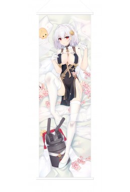 Azur Lane Cheongsam HMS Sirius Japanese Anime Painting Home Decor Wall Scroll Posters