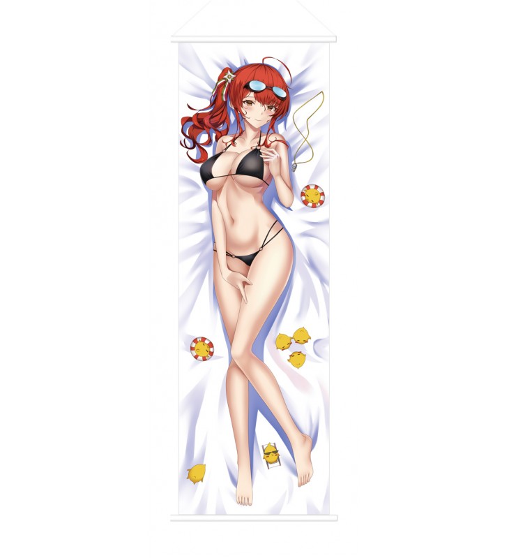 Azur Lane Zara Japanese Anime Painting Home Decor Wall Scroll Posters