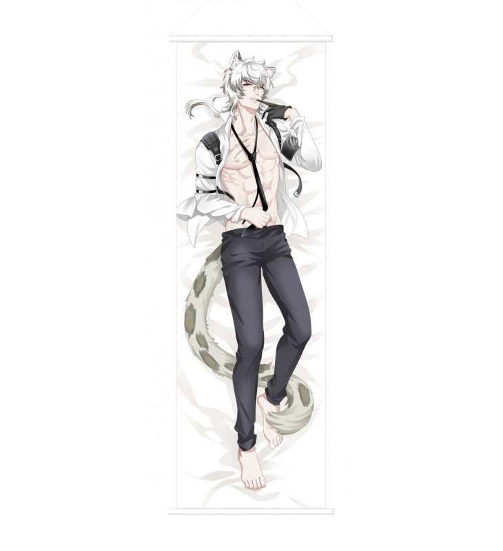 Arknights SilverAsh Japanese Anime Painting Home Decor Wall Scroll Posters