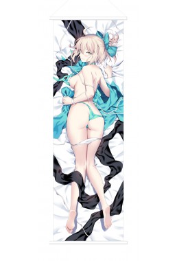 FateGrand Order Okita Souji Japanese Anime Painting Home Decor Wall Scroll Posters