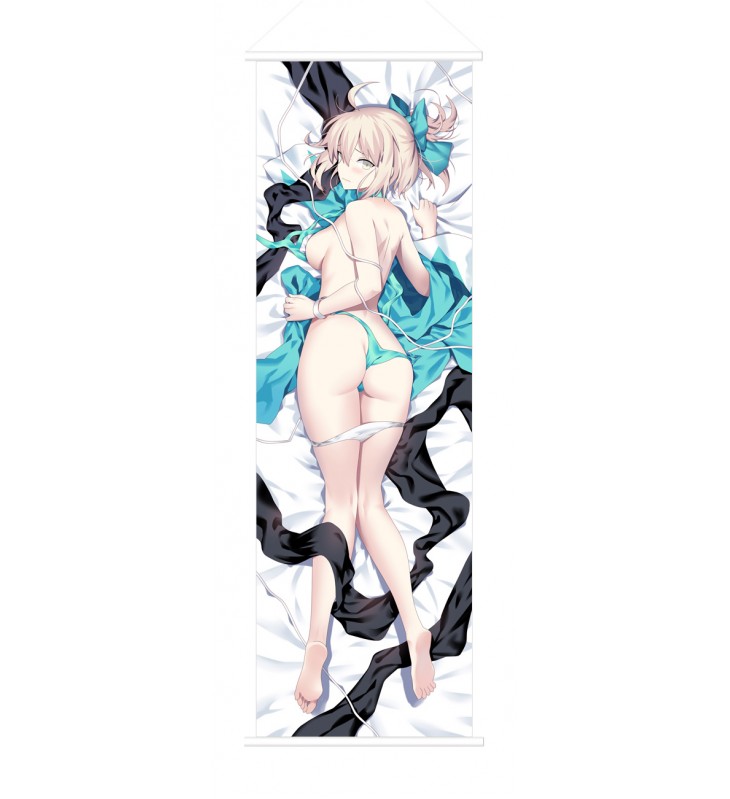 FateGrand Order Okita Souji Japanese Anime Painting Home Decor Wall Scroll Posters