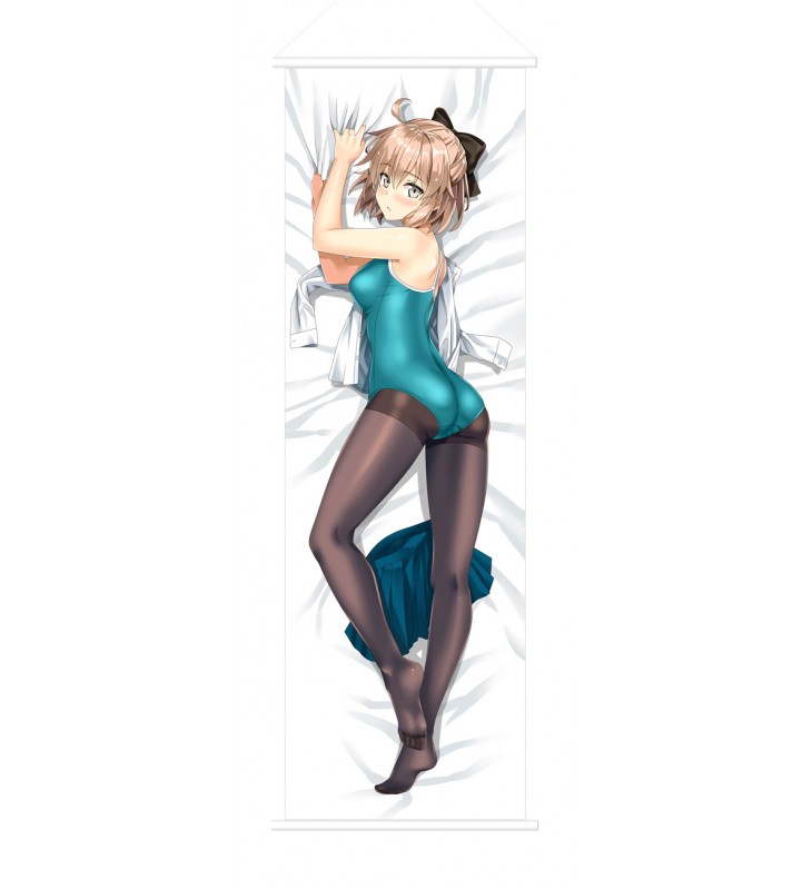 FateGrand Order FGO Okita Souji Saber Japanese Anime Painting Home Decor Wall Scroll Posters